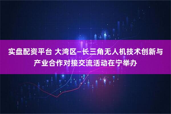 实盘配资平台 大湾区—长三角无人机技术创新与产业合作对接交流活动在宁举办