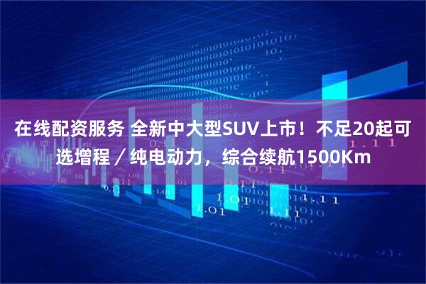 在线配资服务 全新中大型SUV上市！不足20起可选增程／纯电动力，综合续航1500Km