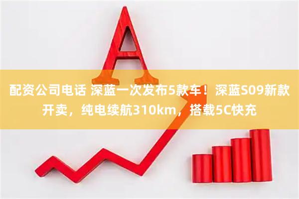 配资公司电话 深蓝一次发布5款车！深蓝S09新款开卖，纯电续航310km，搭载5C快充